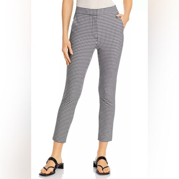 Rag & Bone Layla Gingham High-Waisted Ankle Pants- Size 6- NWOT - Picture 1 of 11